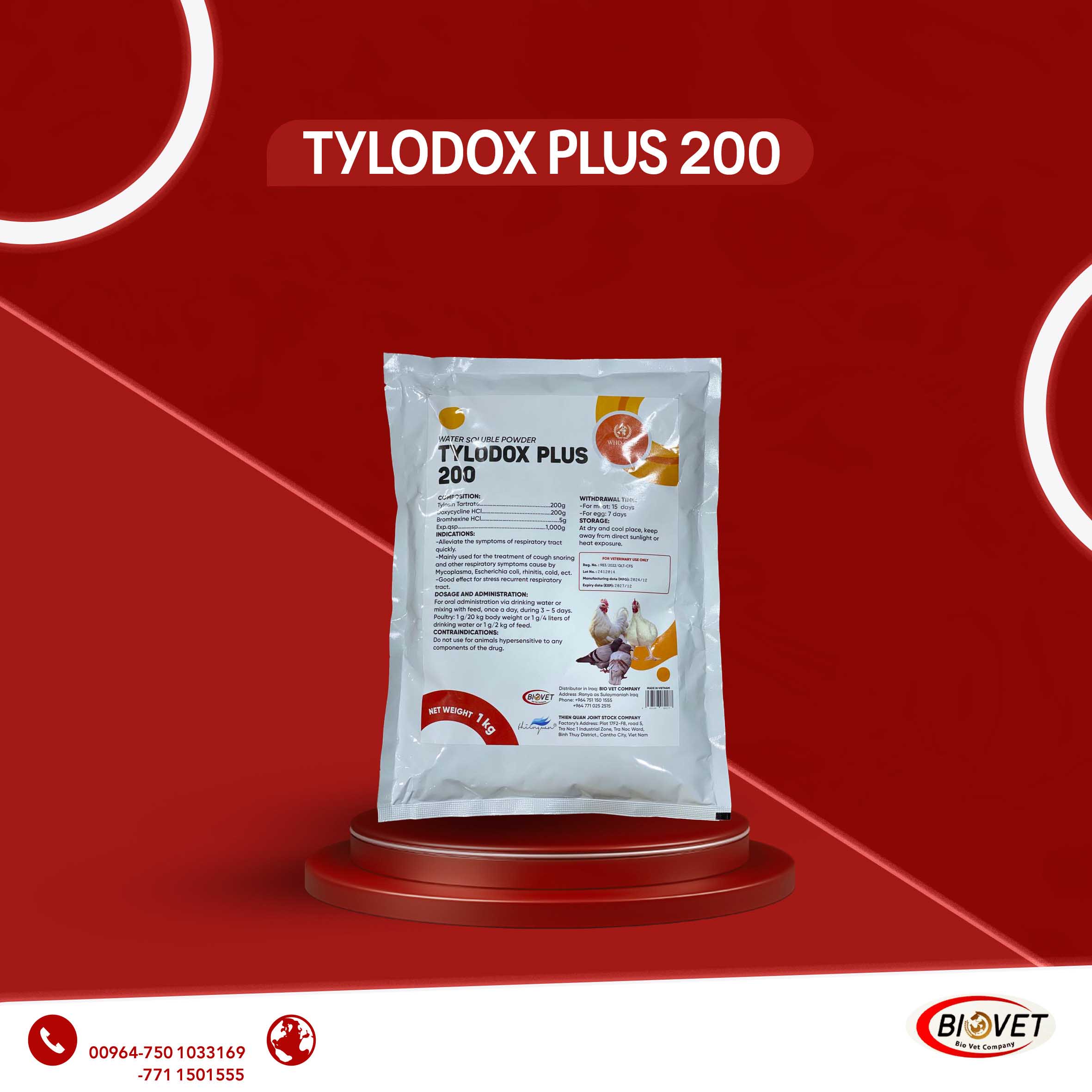TYLODOX PLUS 200